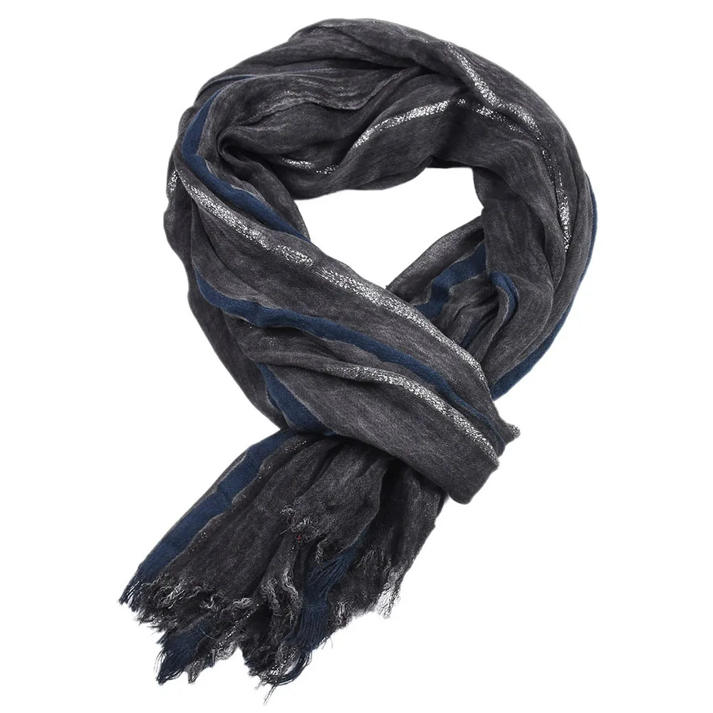 écharpe chic coton lin pour homme