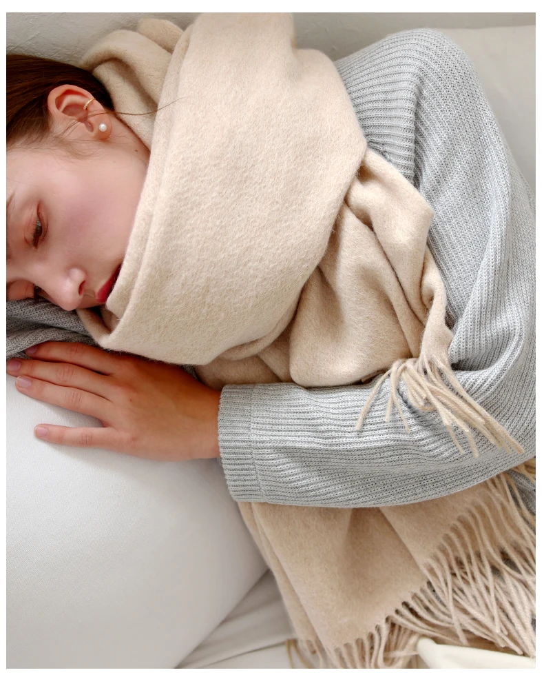 Écharpe femme en cachemire douce – chaleur élégante – Image 15