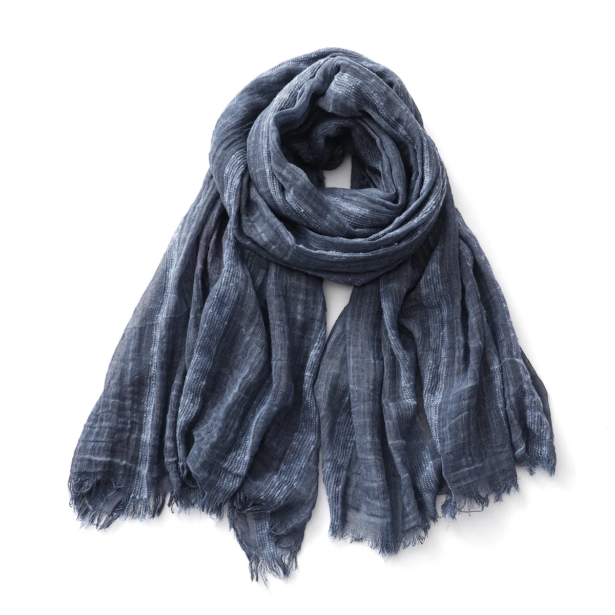 foulard doux et chaud rayé