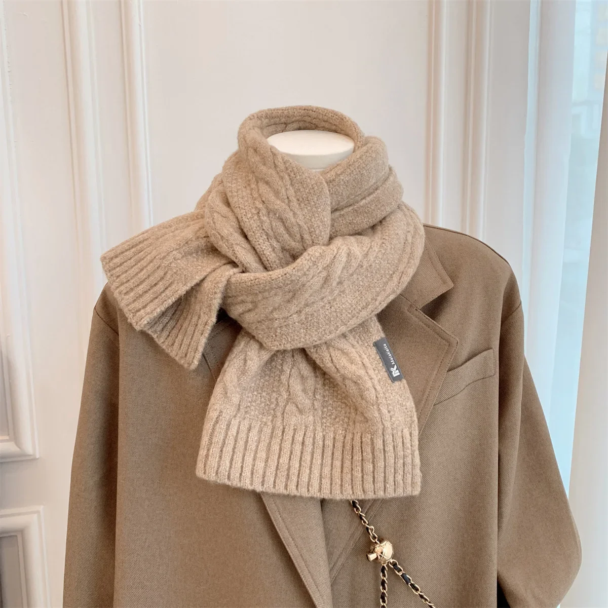 écharpe torsadée chic