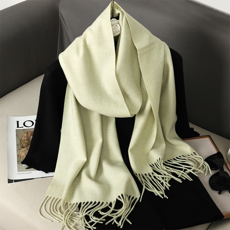 Style d'hiver écharpe chic