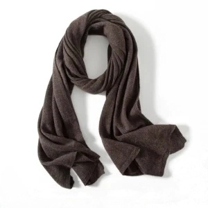 Écharpe femme maille cashmere, luxe et douceur raffinée – Image 2