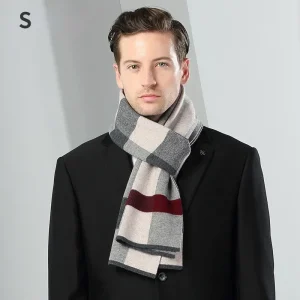 Echarpe homme tricot laine chaude