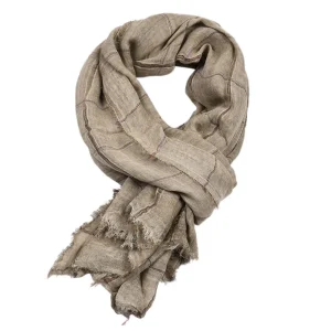 écharpe chic homme quadrillée