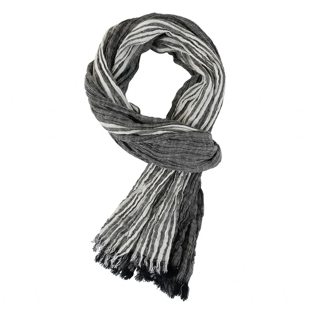 Echarpe motif rayé pour homme