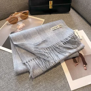 Echarpe femme pure laine cachemire
