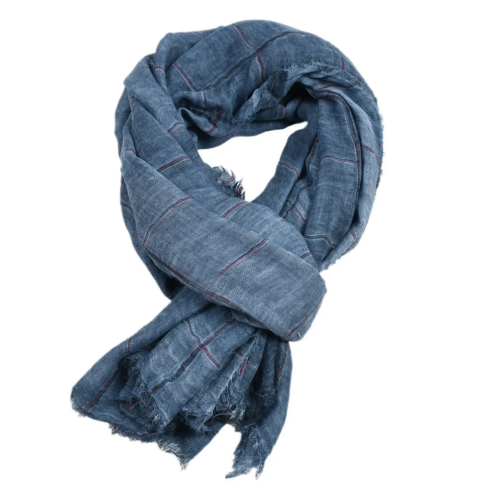 accessoire mode homme écharpe quadrillée