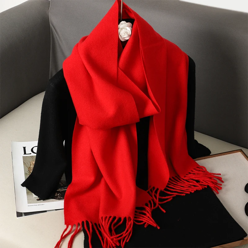 Écharpe douce unie cocooning – 62 couleurs, effet cachemire – Image 67