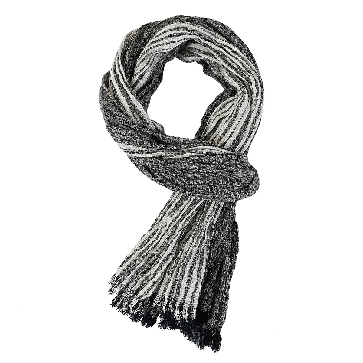 écharpe chic coton lin