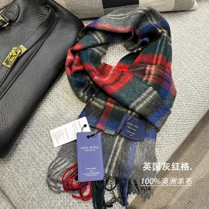 écharpe homme en laine style British