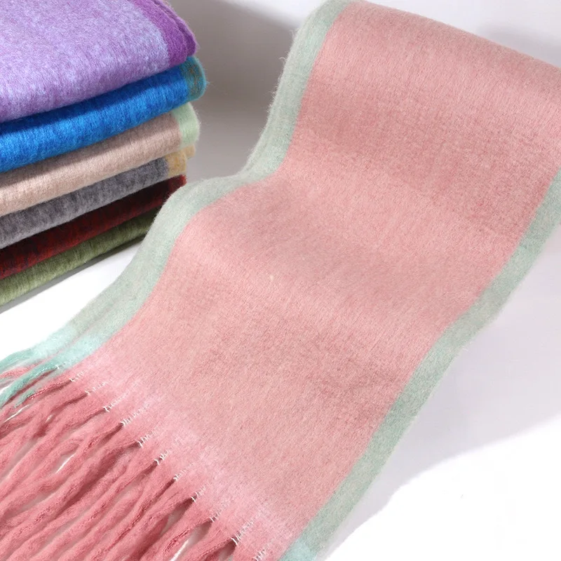 Echarpe femme laine multicolore irrésistible et tendance – Image 3