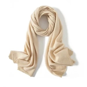 Écharpe femme maille cashmere, luxe et douceur raffinée – Image 8