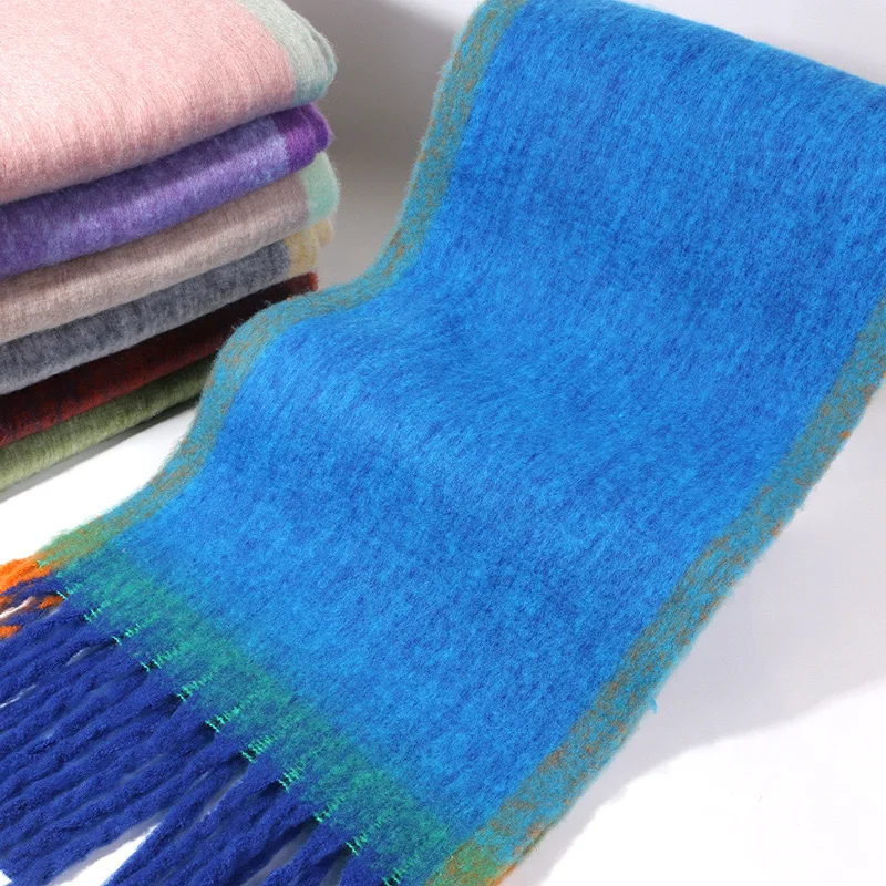 Echarpe femme laine multicolore irrésistible et tendance – Image 6