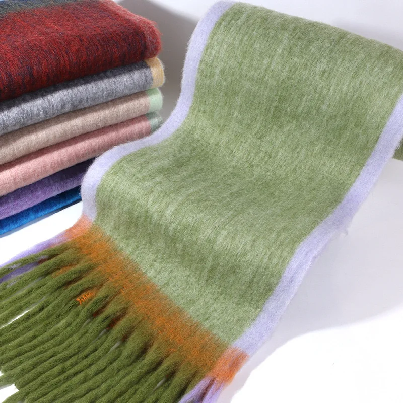 Echarpe femme laine multicolore irrésistible et tendance – Image 5
