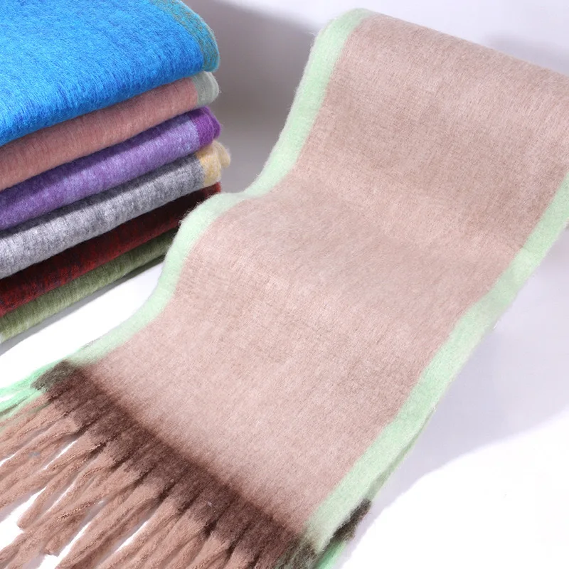 Echarpe femme laine multicolore irrésistible et tendance – Image 4