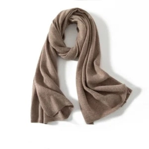 Écharpe femme maille cashmere, luxe et douceur raffinée – Image 5