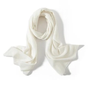 Écharpe femme maille cashmere, luxe et douceur raffinée – Image 3